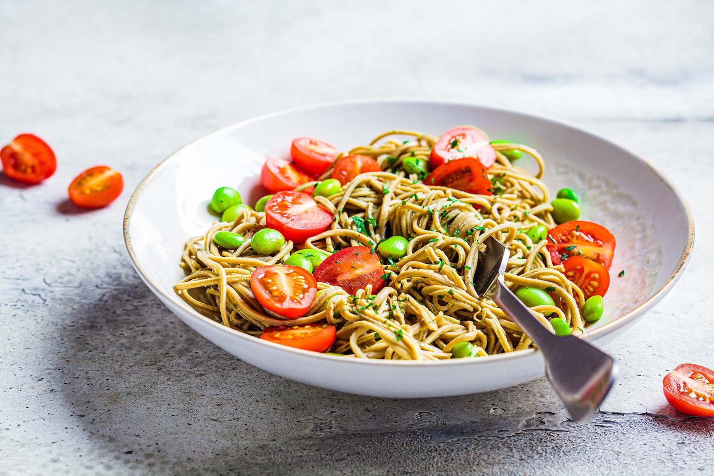 Pesto Spaghetti Salat