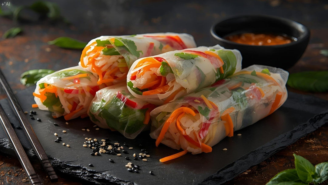 Vegetarische Sommerrollen