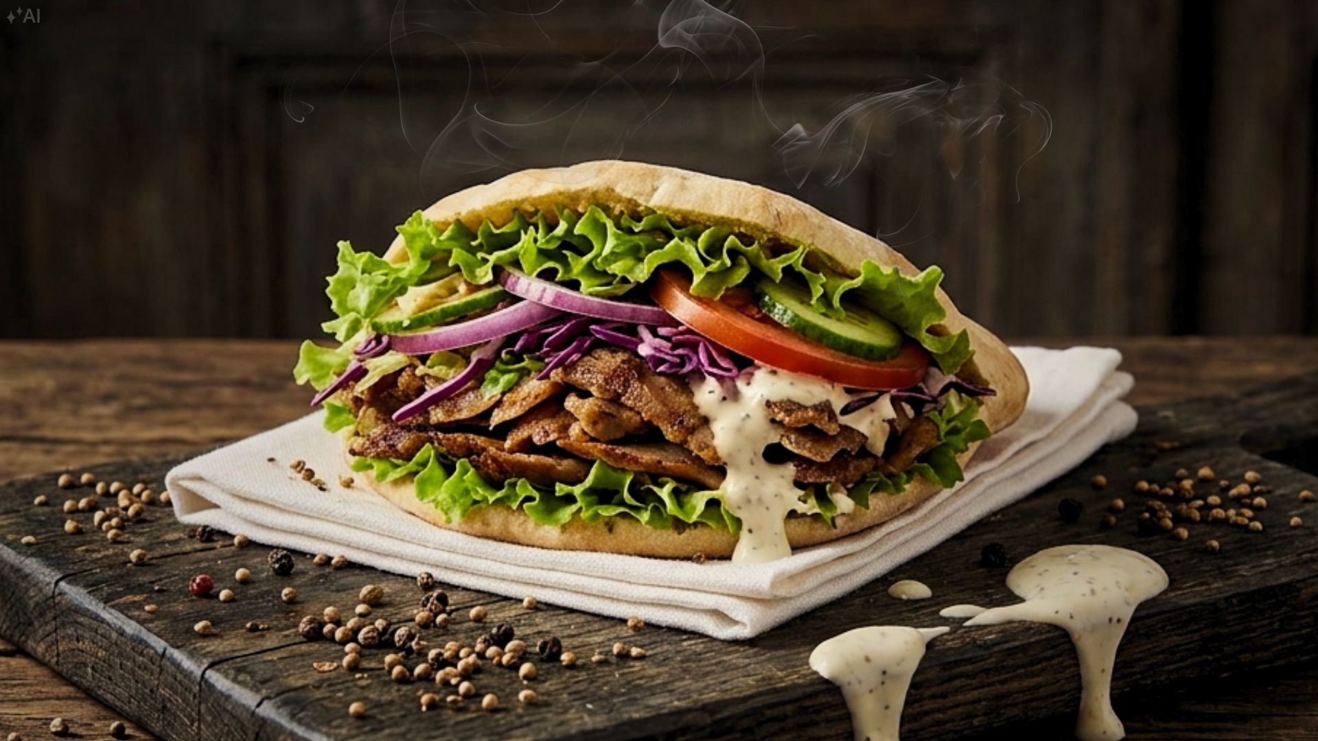 Backpapier-Döner Kebap Rezept