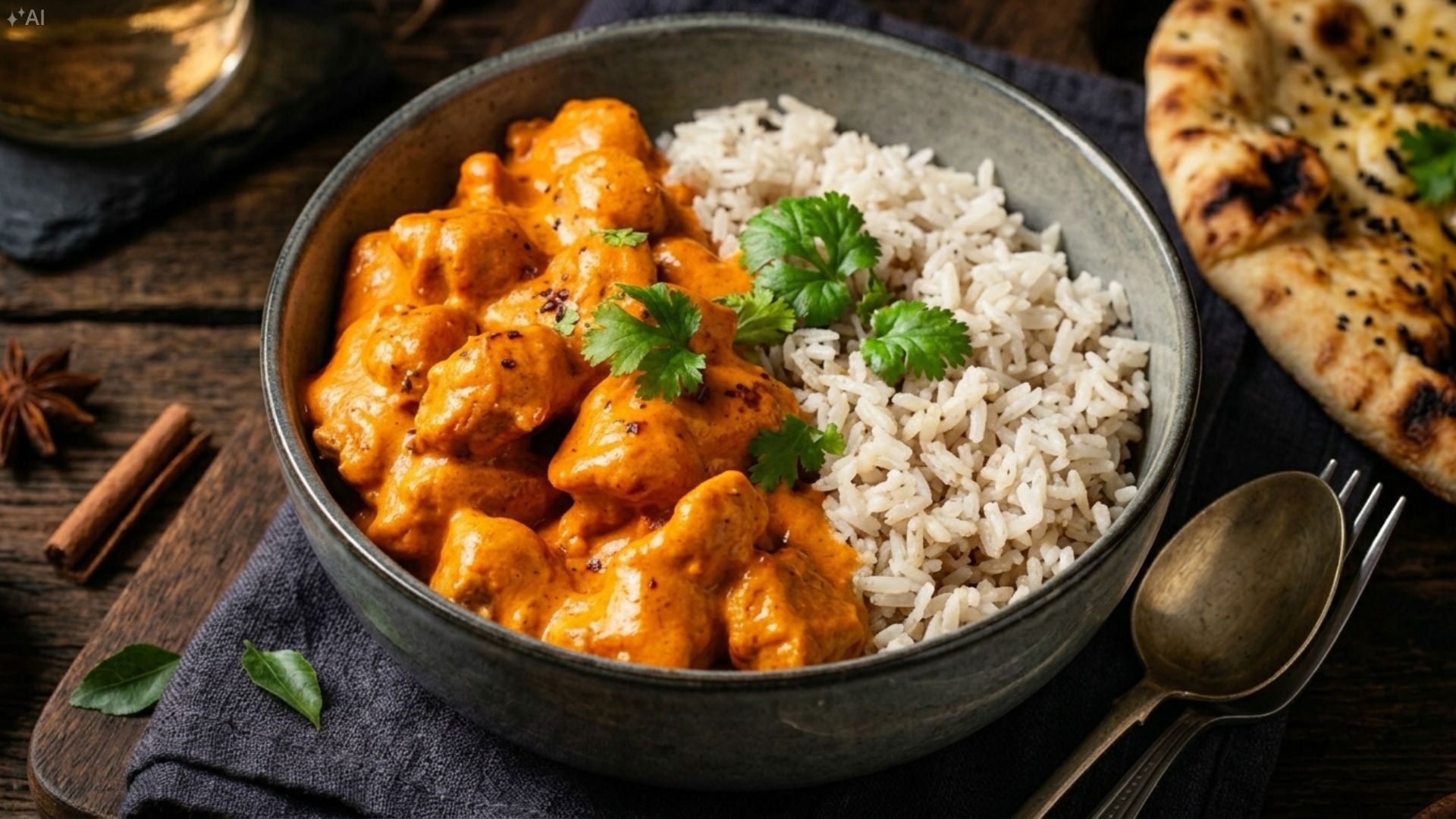 Butter Chicken mit Basmatireis