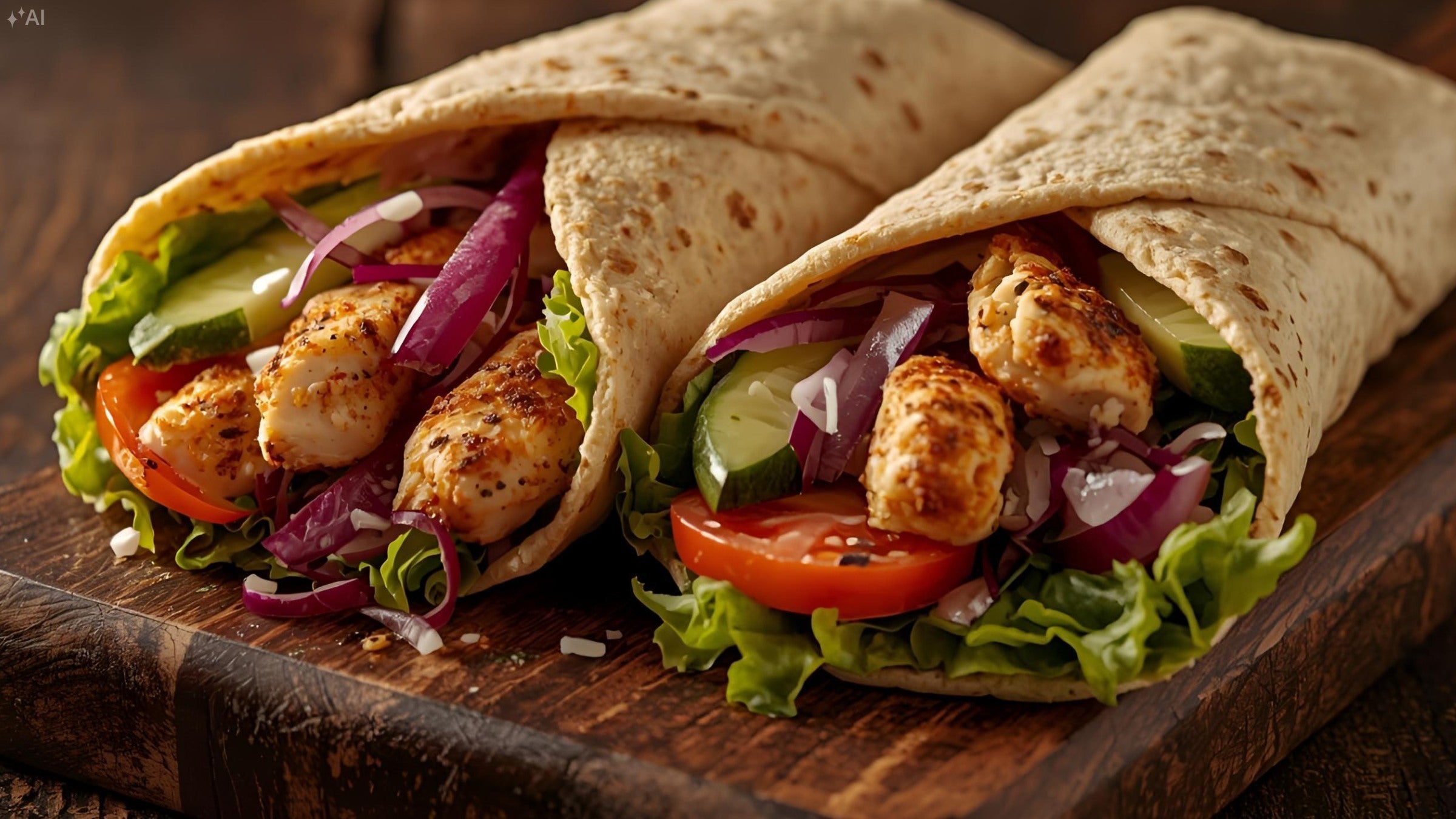 Chicken Shawarma Wraps