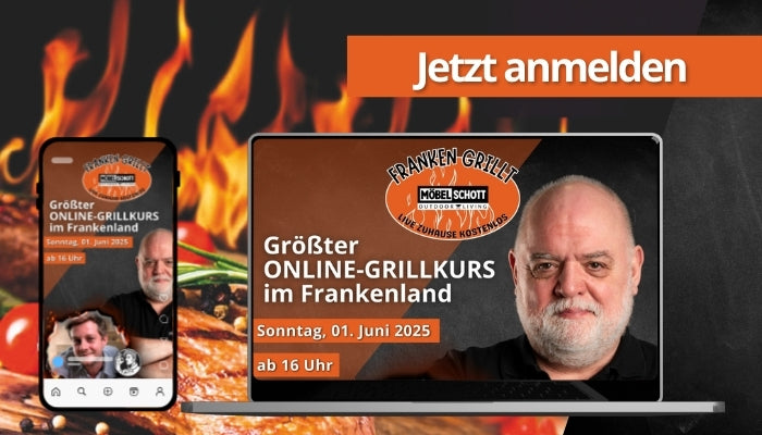 Franken grillt Anmeldung