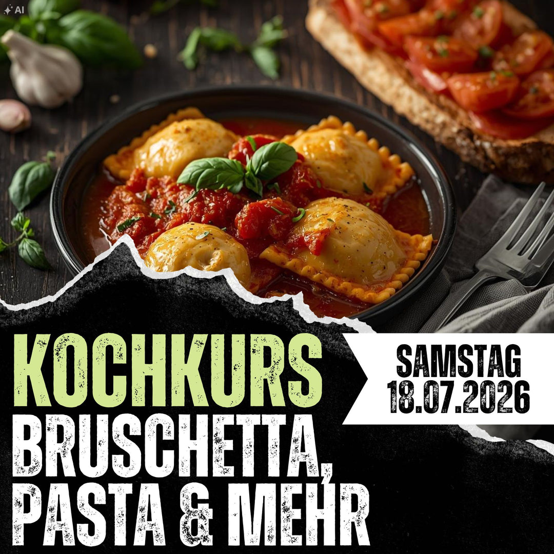 Kochkurs "Bruschetta, Pasta & mehr" am 18.07.2026