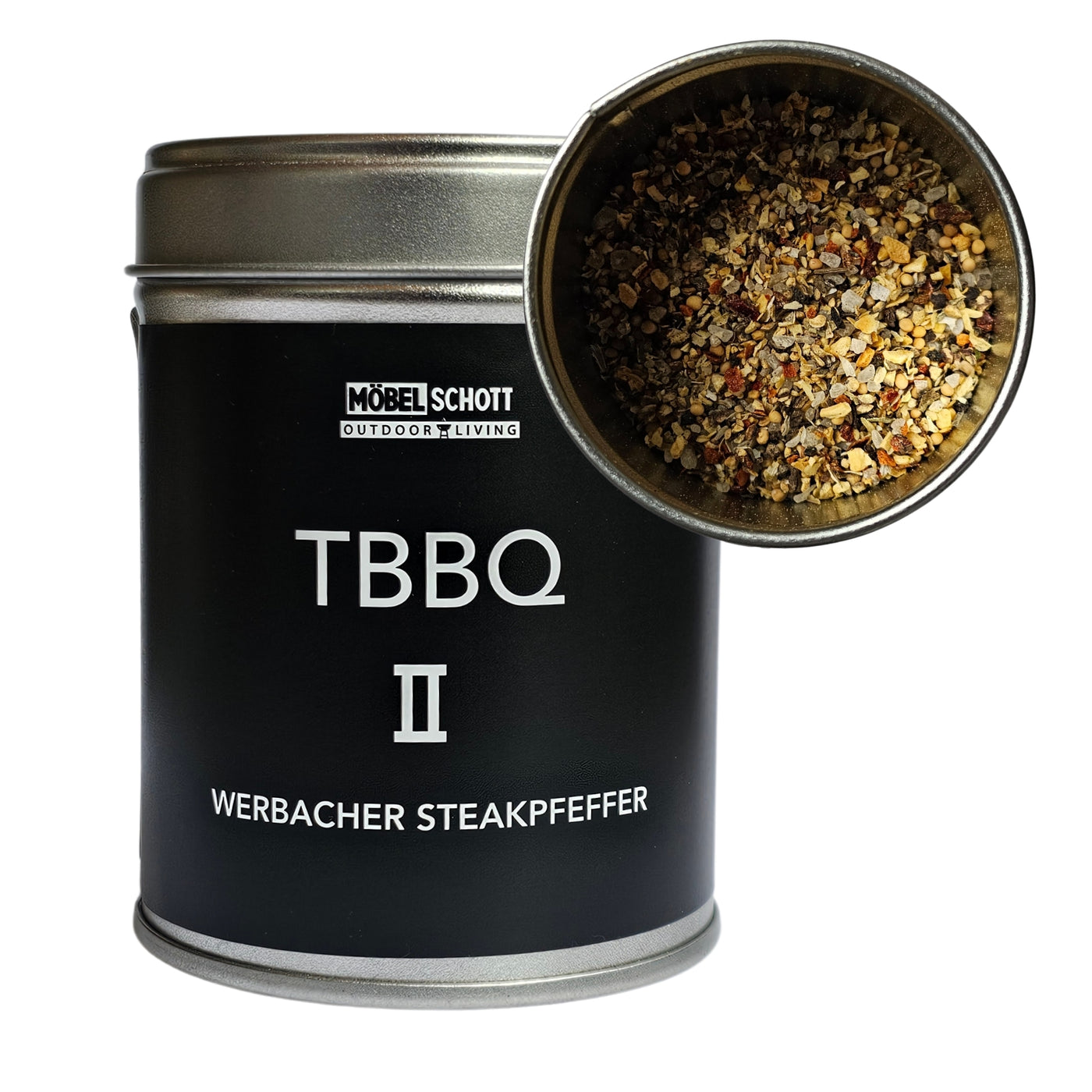 TBBQ II - Gewürzmischung, Werbacher Steakpfeffer für Fleisch, 80g